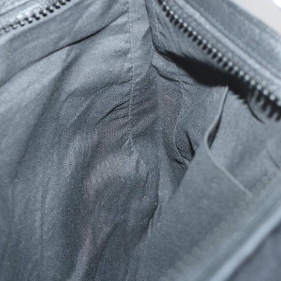 BALENCIAGA Clutch Bag Canvas Black Auth bs9026 - Picture 14 of 15